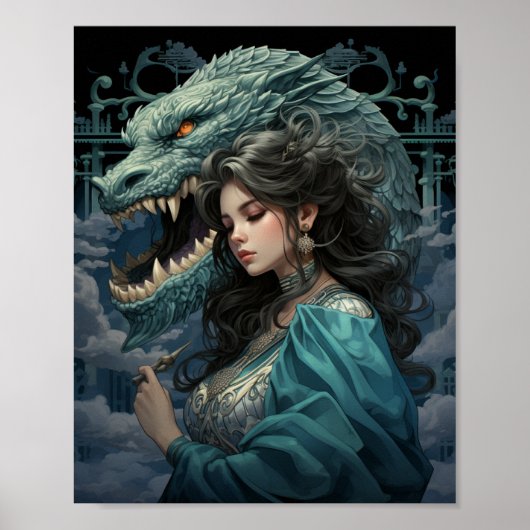 Poster Reine Dragon 🐉 (Devant)