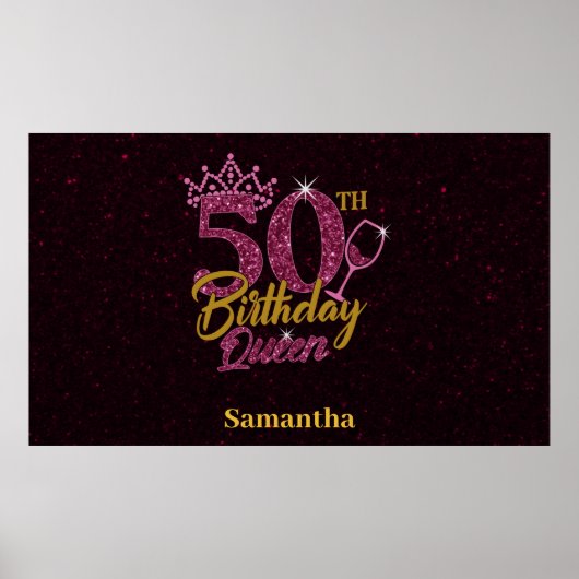 Poster Reine du 50e anniversaire (Devant)