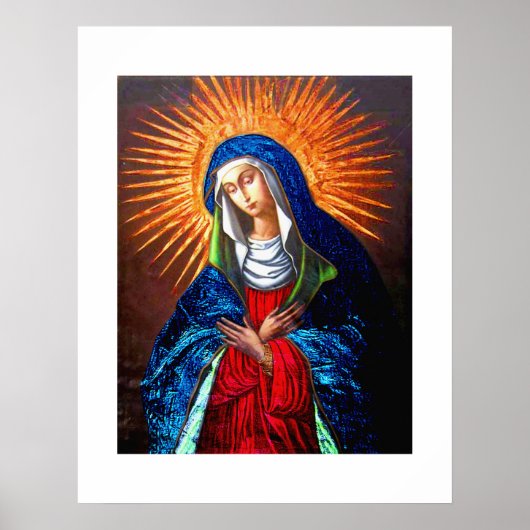 Poster Reine du Ciel Dame de la Porte, Vilnius, (Devant)