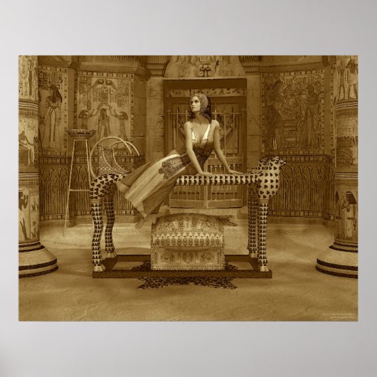 Poster Reine égyptienne (Devant)