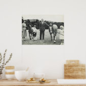 Poster Reine Elizabeth, Prince Philip, Charles et Anne (Cuisine)