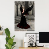 Poster Reine Évil (Bureau à domicile)