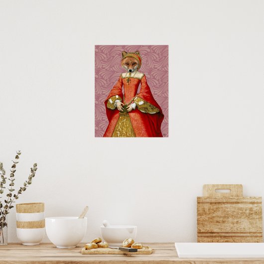 Poster Reine Fox (Cuisine)