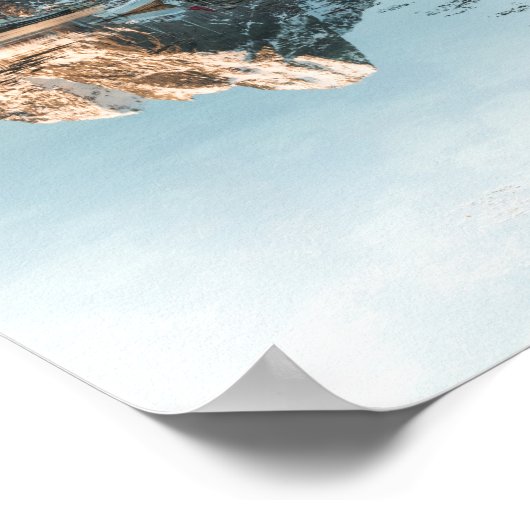 Poster Reine, îles Lofoten (Coin)