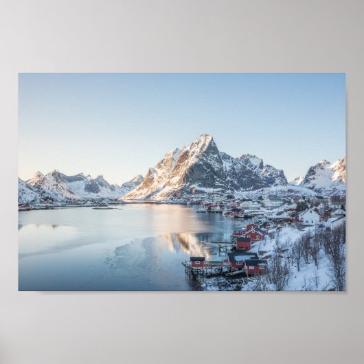 Poster Reine Lofoten Norvège (Devant)