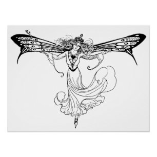 Poster Reine Mab Fée, Reine des Fées