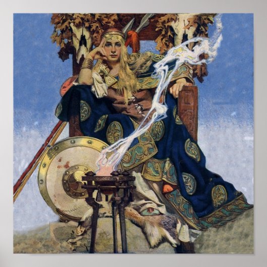 Poster Reine Maeve Warrior Woman (Devant)