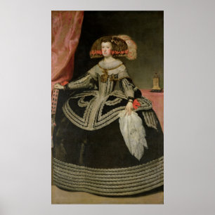 Poster Reine Maria Anna d'Autriche, c. 1652