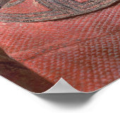 Poster Reine Maria Anna d'Espagne en robe rouge (Coin)