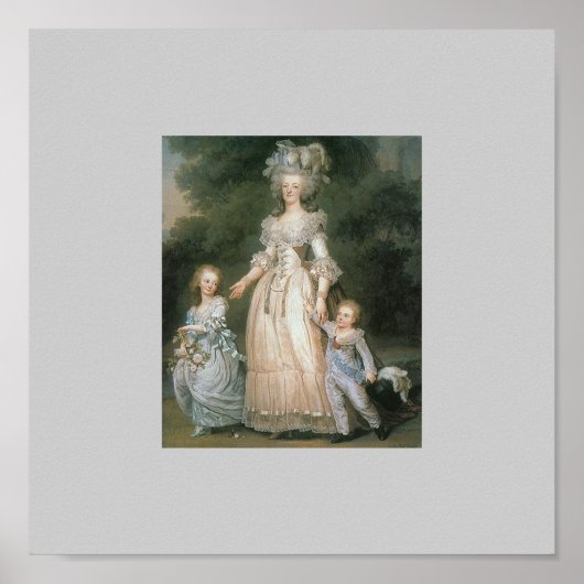 Poster Reine Marie Antoinette de France (Devant)