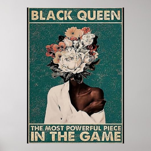 Poster Reine Noire dans le Jeu (Devant)