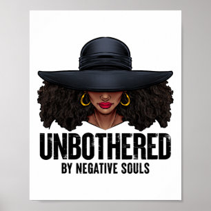 Poster Reine noire sy impassible Dames afro-américaines