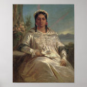 Poster Reine Pomare IV de Tahiti (Devant)