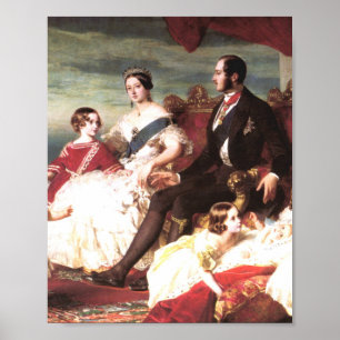 Poster Reine Victoria Et Prince Albert