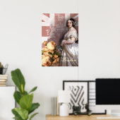 Poster Reine vintage Victoria (Bureau à domicile)