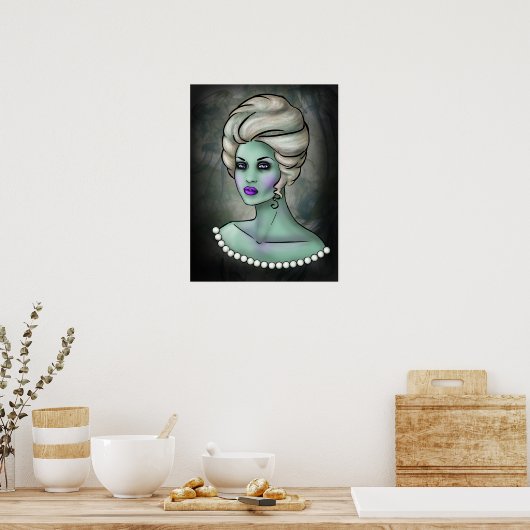 Poster Reine Zombie (Cuisine)