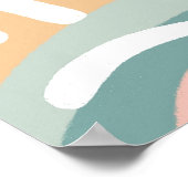 Poster RÉINITIALISER REFOCUS REDÉMARRER Lettres de bulles (Coin)