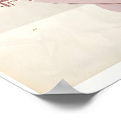 Poster Réinterprétation de l'impression originale de Char (Coin)