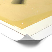 Poster Réinterprétation de l'impression originale du clas (Coin)