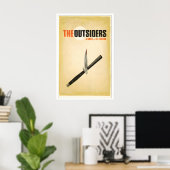 Poster Réinterprétation de l'impression originale du clas (Bureau à domicile)