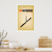 Poster Réinterprétation de l'impression originale du clas (Cuisine)