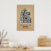 Poster Réinterprétation de l'original de 1984 de George (Cuisine)