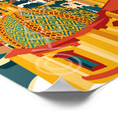 Poster - Reis naar het eiland Positano (Hoek)