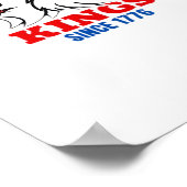 Poster Rejecting Kings Since 1776 Classic Creative Design (Coin)