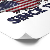 Poster Rejecting Kings Since 1776 Classic Retro Style (Coin)