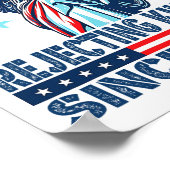 Poster Rejeter Les Rois Depuis 1776 Statue De La Liberté  (Coin)