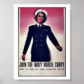 Poster Rejoignez Ce Corps Infirmier De La Marine (Devant)