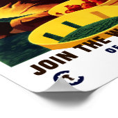 Poster Rejoignez l’Armée de terre des femmes — 2ÈME GUERR (Coin)