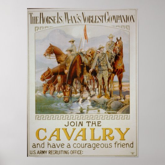 Poster Rejoignez la cavalerie (Devant)