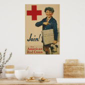Poster Rejoignez la Croix-Rouge américaine (Cuisine)