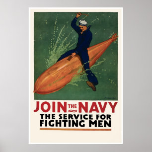 Poster Rejoignez la Marine
