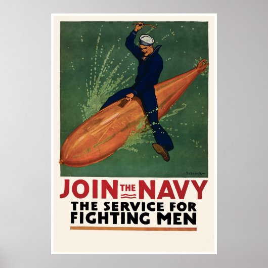 Poster Rejoignez la Marine (Devant)
