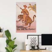 Poster Rejoignez La Marines-Enlist Aujourd'Hui (Bureau à domicile)