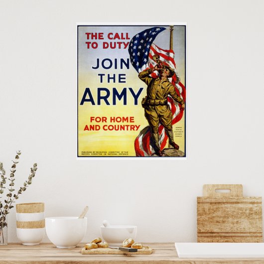 Poster Rejoignez l'armée (Cuisine)