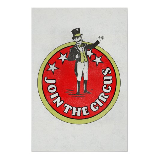 Poster Rejoignez le Cirque (Devant)
