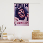 Poster Rejoignez Le Corps Aérien De L'Armée (Cuisine)