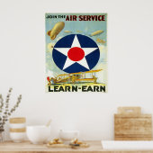 Poster Rejoignez le service aérien (Cuisine)
