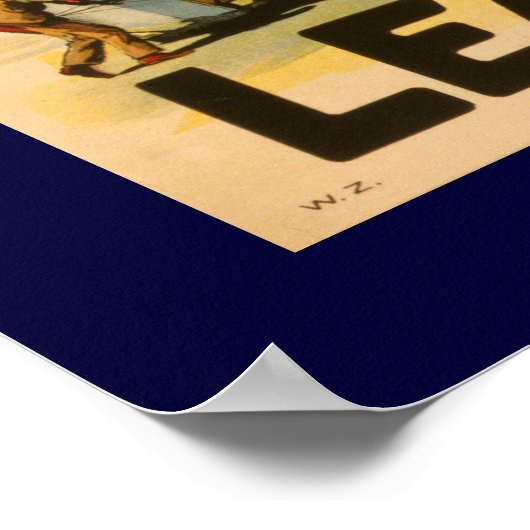 Poster Rejoignez Le Service Aérien "Apprendre-Gagner" (Fr (Coin)