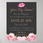 Poster Rejoignez Mon Équipe - Panneau d'affichage Lipsens (Devant)