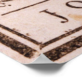 Poster Rejoignez ou mourir ORIGINAL Benjamin Franklin Car (Coin)