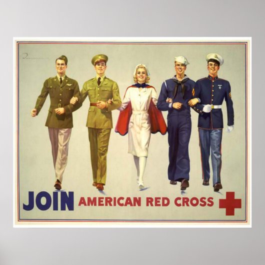 Poster Rejoindre - Croix-Rouge américaine (Devant)