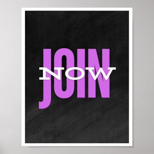 Poster Rejoindre maintenant (Devant)