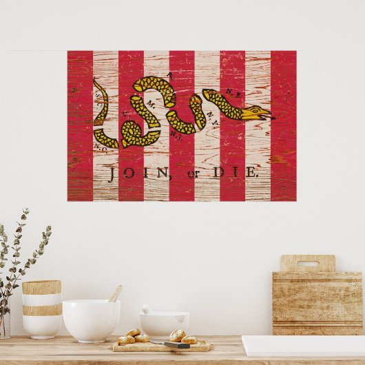 Poster Rejoindre ou mourir Imprimer (Cuisine)