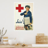 Poster Rejoins-toi ! La Croix Rouge américaine (Cuisine)