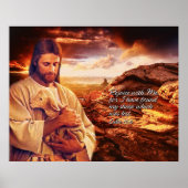 Poster Réjouissez-vous avec moi. Luc 15:6 Imprimer (Devant)