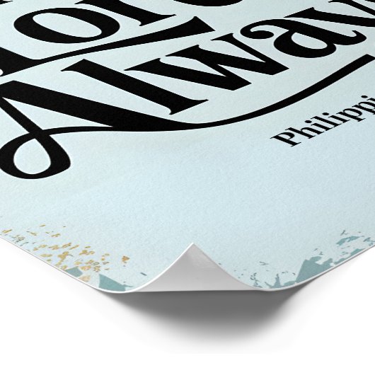 Poster Réjouissez-vous dans le Seigneur toujours art chré (Coin)